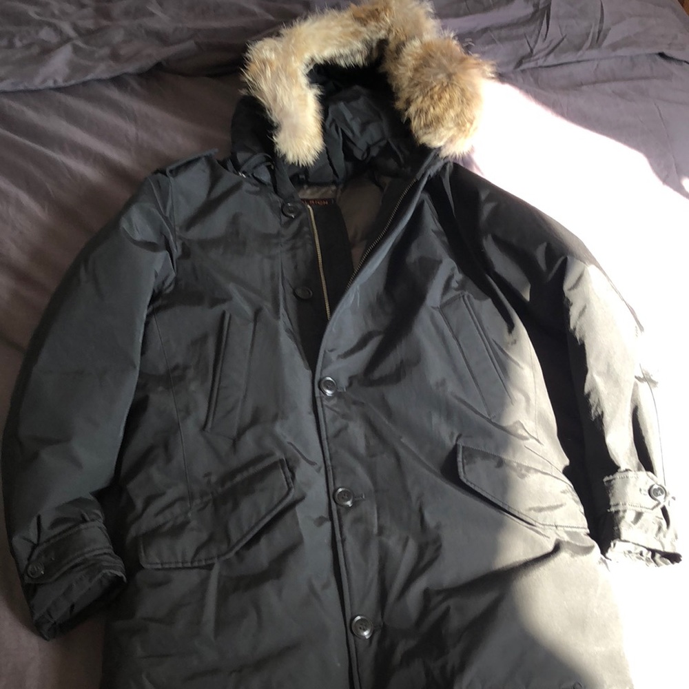 Woolrich John Rich & Bros Black parka